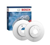 Bosch BD791 Discos de Freno Delanteros - 258 mm - 1 Juego de 2 Discos | Discos Ventilados, Alto Contenido en Carbono - ECE-R90 - Excelente Refrigeración y Reducción de Ruido, Anticorrosión