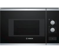 Bosch BFL520MS0 - Microondas Integrado sin marco inox y negro 20L 800W