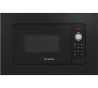 Bosch BFL623MB3 Serie 2 Microondas empotrado, 38 x 60 cm, 800 W, plato giratorio de 27 cm, bisagra de puerta izquierda, programas automáticos AutoPilot 7 7, soporte de limpieza, pantalla táctil LED