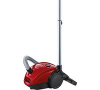 Bosch BGL2UA200 - Aspirador con Bolsa Compacto, 600 W, Sistema PowerProtect, Cepillo parquet, Color Rojo