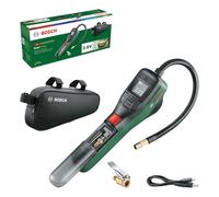 Bosch Bomba de Aire Bicicleta/compresor de Aire a batería EasyPump (3,0Ah; 3,6V,función de Parada automática; 150 PSI, 10,3 Bar;USBC, 3 adaptadores, Enchufe de conexión rápida, Bolsa para Bicicleta)