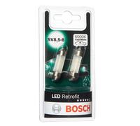 BOSCH Bombilla LED, Iluminación de señalización e interior para VOLKSWAGEN: Sharan, Tiguan, New Beetle, Eos, Polo, LT, Phaeton (Ref: 1 987 301 501)