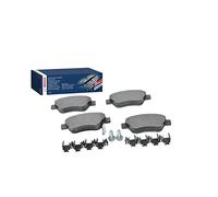 Bosch BP1002 - Pastiglie Freni Auto, Delantero - Calidad Bosch - Reducción de Ruido y Polvo - Certificación ECE-R90 - Sin Cobre - 1 Juego de 4 Pastillas - Con Accesorios