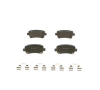 Bosch BP1190 Pastillas de freno Eje trasero certificación ECE-R90 1 juego de 4 pastillas