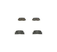 Bosch BP1267 - Pastiglie Freni Auto, Trasero - Calidad Bosch - Reducción de Ruido y Polvo - Certificación ECE-R90 - Sin Cobre - 1 Juego de 4 Pastillas