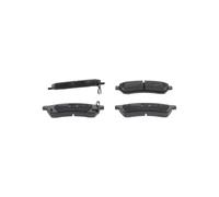 Bosch Juego de pastillas de freno 0 986 495 168 - Trasero, reducción de ruido y polvo, ECE-R90