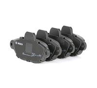 Bosch BP190 - Pastillas de Freno para Coche Eje Delantero - Calidad Bosch - Reducción de Ruido y Polvo - Certificación ECE-R90 - Sin Cobre - 1 Juego de 4 Pastillas - Con Accesorios