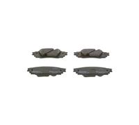 Bosch BP2530 Pastillas de freno - Eje trasero - certificación ECE-R90-1 juego de 4 pastillas