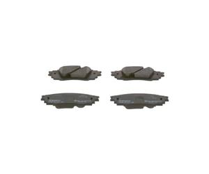 Bosch BP2530 Pastillas de freno - Eje trasero - certificación ECE-R90-1 juego de 4 pastillas