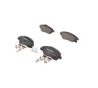 Bosch BP281 - Pastiglie Freni Auto, Delantero - Calidad Bosch - Reducción de Ruido y Polvo - Certificación ECE-R90 - Sin Cobre - 1 Juego de 4 Pastillas - Con Accesorios