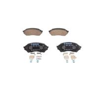 Bosch BP341 - Pastiglie Freni Auto, Delantero - Calidad Bosch - Reducción de Ruido y Polvo - Certificación ECE-R90 - Sin Cobre - 1 Juego de 4 Pastillas