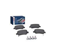 Bosch BP363 - Pastillas de Freno para Coche Eje Trasero - Calidad Bosch - Reducción de Ruido y Polvo - Certificación ECE-R90 - Sin Cobre - 1 Juego de 4 Pastillas - Con Accesorios
