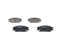 Bosch BP578 - Pastiglie Freni Auto, Delantero - Calidad Bosch - Reducción de Ruido y Polvo - Certificación ECE-R90 - Sin Cobre - 1 Juego de 4 Pastillas