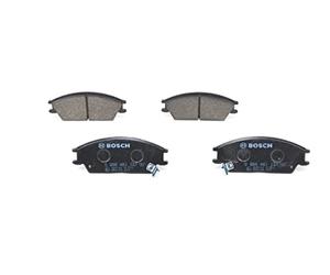 Bosch BP578 - Pastiglie Freni Auto, Delantero - Calidad Bosch - Reducción de Ruido y Polvo - Certificación ECE-R90 - Sin Cobre - 1 Juego de 4 Pastillas