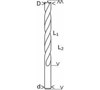 Bosch Professional Broca en Espiral (para Madera, Ø 14 x 96 x 151 mm, Accesorios Taladros Rotativos)