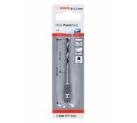 BOSCH Broca para metal HSS PointTeQ HEX con vástago de 6 puntas; 4,2 mm (5 unidades) 2608577524