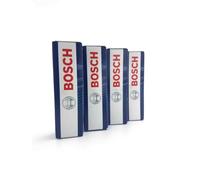 BOSCH Bujía de encendido 0 242 235 664x4 Ancho de llave: 20,8 Long. de rosca: 19mm Compatible con VW Lupo/Lupo 3L 6X1, 6E1 Golf 2 19E, 1G1 Golf 3 1H1 Golf 1 Cabriolet 155, SKODA OCTAVIA 1U2