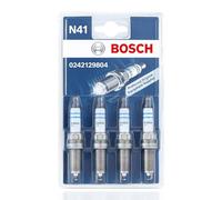 Bosch Bujías de Encendido Iridio 0242129804 (N41) - Juego de 4 | Para un Arranque Fiable y una Larga Vida Útil del Motor de Gasolina - con Diseño Resistente