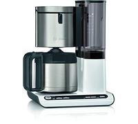 Bosch Cafetera de filtro Styline TKA8A681, sensor de aroma, jarra térmica de acero inoxidable de 1,1 L, para 8-12 tazas, apagado automático, sistema de descalcificación, antigoteo, depósito de agua