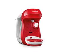 Bosch - Cafetera multibebida TASSIMO HAPPY, más de 40 especialidades, OneTouch, servicio individual, tamaño compacto, INTELLIBREW, negro y blanco, TAS1006