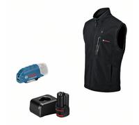 Bosch Calefacción Ropa GHV 12+18V XA: Adaptador de batería,Cargador,1x Pila,