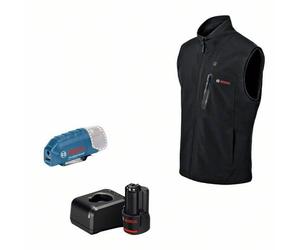 Bosch Calefactables Ropa Ghv 12+ 18V Xa : Adaptador de Batería, Cargador, 1x