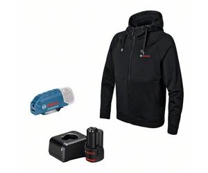 Bosch Calentado Ropa GHH 12+18V XA: Adaptador de Batería, Cargador, 1x Talla 3X