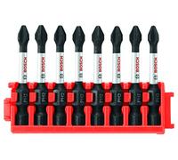 BOSCH CCSPH2208 - Juego de 8 brocas de potencia Phillips P2 de 2 pulgadas con clip para sistema de carcasa personalizada