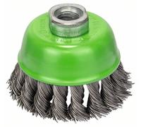 Bosch Cepillo, Acero Inox,Trenzado Alambre, 75MM, 0,5 MM, 12500U / Mínimo, M 14