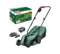 Bosch Home and Garden Cortacésped inalámbrico EasyMower 18V-32-150 (hasta 100 m2 con una batería de 3,0 Ah; Sistema 18 voltios; Ancho Corte: 32 cm; Cargador y Ah)