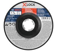 BOSCH CWX27M500 - Rueda abrasiva de corte y molienda de metal de grano 30 de 5 pulgadas x 0.98 pulgadas X-Lock tipo 27A (ISO 42)