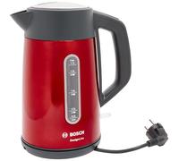 Bosch DesignLine - Hervidor de agua (1,7 l) Frontal brillante. rojo