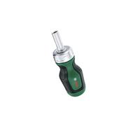 Bosch destornillador de carraca con mango ancho, 6 puntas (destornillador de carraca de alto par compacto; fijación potente; 6 puntas - PZ1/2,PH2,SL4,TX25,HEX5; ergonómico; portapuntas magnético)