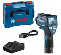Bosch Detector de Calor Profesional GIS 1000 C con Batería 12V 2.0Ah, Tarjeta Inicio Rápido, Cable USB, L-Boxx - 0601083301