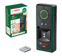 Bosch Detector Truvo 2.ª gen. (manejo sencillo con un solo botón, detección fácil de cables con tensión y detector de metales en la pared hasta 70 mm, en caja)