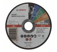 BOSCH Disco de corte recto Rapido Multi Construction ACS 60 V BF, 125 mm, 1,0 mm 2608602385