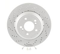 BOSCH Disco de freno trasero izquierdo para BMW: Série 7, X3, Série 4, Série 6, iX3, Série 3, Série 2, Z4, X4, Série 5, X5, X6 (Ref: 0 986 479 G14)