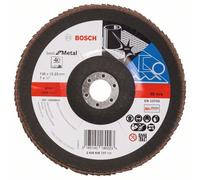 Bosch Disco de Lija Abanico X571 Best para Metal, Angular, 180MM, 40 , Cristal