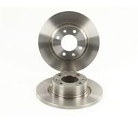 Juego de 2 Discos de Freno Bosch BD878 - Discos Macizos de 276.2 mm - Eje Trasero - Certificación ECE-R90 - Frenado fiable, Rendimiento Estable, Protección Anticorrosión - 1 Juego de 2 Discos