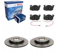 BOSCH Discos de freno + Pastillas delanteras CITROEN SAXO PEUGEOT 106 I II 20...