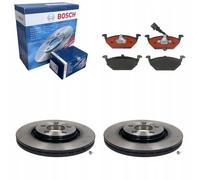 BOSCH Discos de freno + Pastillas delanteras para AUDI A3 LEON OCTAVIA I BORA...