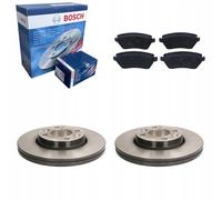 BOSCH Discos de freno + Pastillas delanteras para RENAULT CLIO IV KANGOO DACI...
