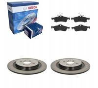 BOSCH Discos de freno + Pastillas Traseras para TOYOTA YARIS P13 2010- YARIS ...