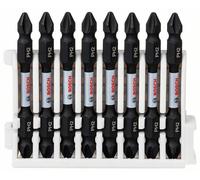 Bosch Doppelklingen Schrauberbit-Set Impact Control, 8-teilig, PH2-PH2, 65MM