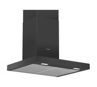 Bosch DWB66BC60 Serie 2, Campana decorativa de pared, 60 cm, Cristal negro