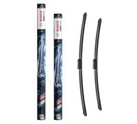 Bosch eA244S - escobilla limpiaparabrisas Aerotwin - Longitud: 625/550 mm - 1 juego para el parabrisas (frontal), enviado en su empaque: menos residuos, fácil apertura
