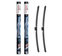 Bosch eA843S - escobilla limpiaparabrisas Aerotwin - Longitud: 550/550 mm - 1 juego para el parabrisas (frontal), enviado en su empaque: menos residuos, fácil apertura