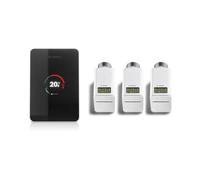 BOSCH EasyControl Set Regulador Smarter WLAN con 3 Termostatos, Negro