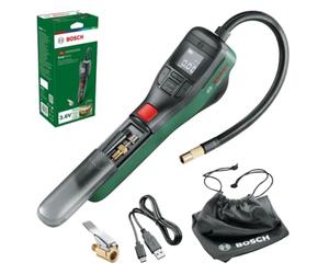 Bosch EasyPump Mini compresor portátil a batería con adaptador de liberación rápida