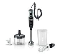 Bosch ErgoMixx - Batidora de mano, potencia750 W, 12+1 velocidades, con accesorios, color negro